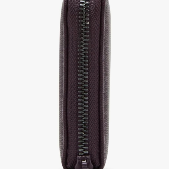 💜🔹️ Betsey Johnson Xozipp Zip Around Wristlet Midnight Plum Purple Wallet ✨️💜 - Picture 4 of 4